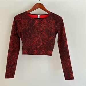 Red & Black Lululemon Long Sleeve NWOT